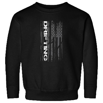 Discover American Flag Car Racing Drifting Sweatshirts