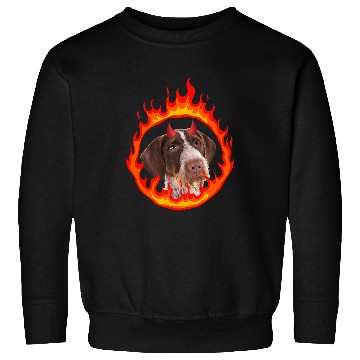 Discover Devil Dog Pointers German Wirehaired Sweatshirts