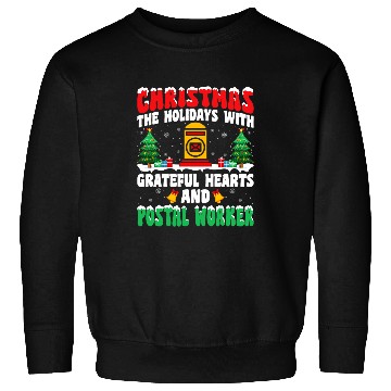 Discover Mailman Postman xmass Christmas Holidays with Postal Worker Sweatshirts