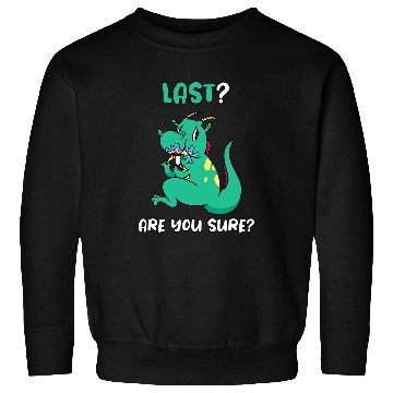 Discover Last Dragon Eats Unicorns Humor Fairy Tale Cartoon Sweatshirts