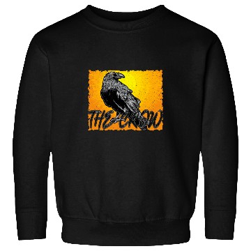 Discover Bird Art Gothic Black Animal Lover Crow Design Sweatshirts