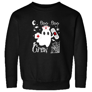 Discover Boo Boo Crew Funny ghosts nurses Halloween Costume Sweatshirts