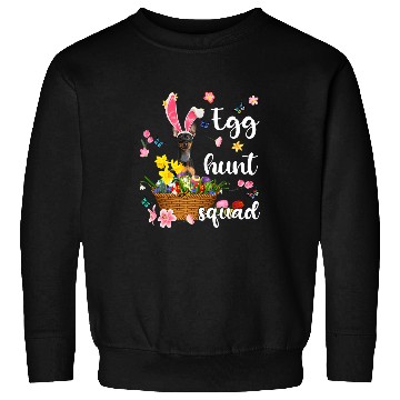 Discover Miniature Pinscher Happy Easter Day Easter Colorful Egg Hunt Sweatshirts