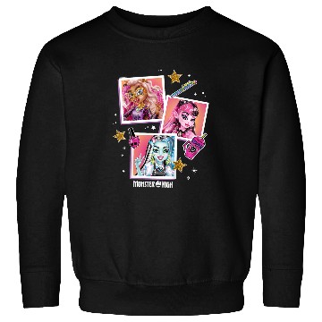 Discover Kids Monster High Student Photo Character Grid Sweatshirts