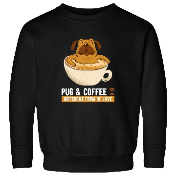 Discover Pug Lover Coffee Cup 12 Pugs Dog Sweatshirts