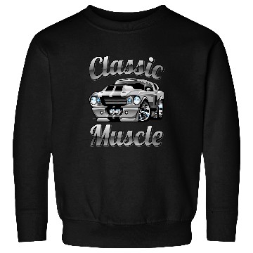 Discover Classic Muscle Car Hot Rod Cartoon Sweatshirts