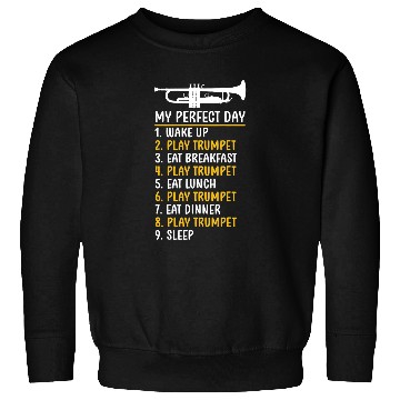 Discover Funny Trumpet Trumpeter Music Band Trumpet 1 Sweatshirts
