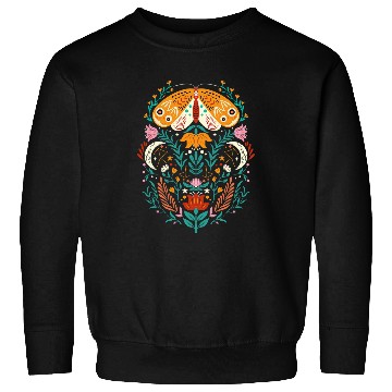 Discover Celestial Moon Phases Luna Moth Insect Cottagecore Aesthetic Sweatshirts
