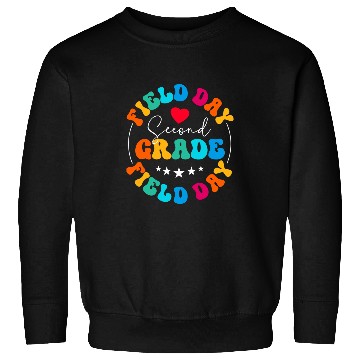Discover Second Grade Field Day Squad Teacher PE Field Trip Sweatshirts