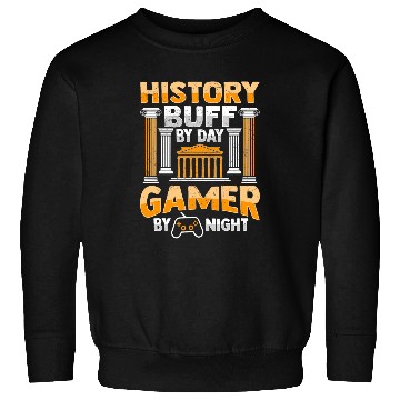 Discover History Teacher Gamer Design for History Buff Historian Sweatshirts