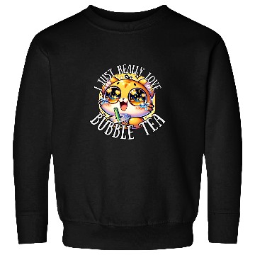 Discover Bubble Tea Kawaii Cat Boba Tea Sweatshirts