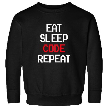 Discover Eat Sleep Code Repeat Coding Coder Programmer Software Dev Sweatshirts