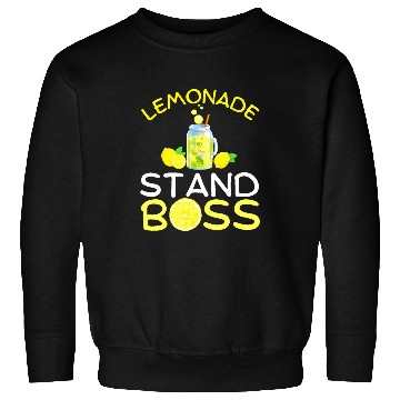 Discover Funny Lemonade Stand Boss Lemon Juice Business Summer Drink Sweatshirts