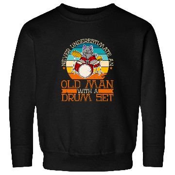 Discover Funny Drummer drumsticks drummer musician 23 Sweatshirts