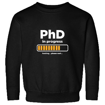 Discover Future PhD medicals Doctor In Progress Bar Student Graduation Sweatshirts