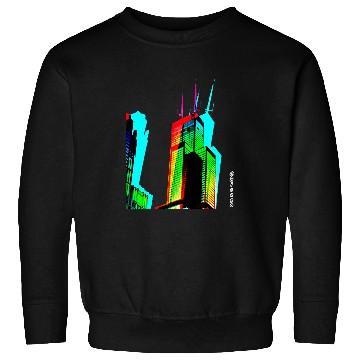 Discover Chicago Willis Tower Sears Tower Color Prism Sweatshirts