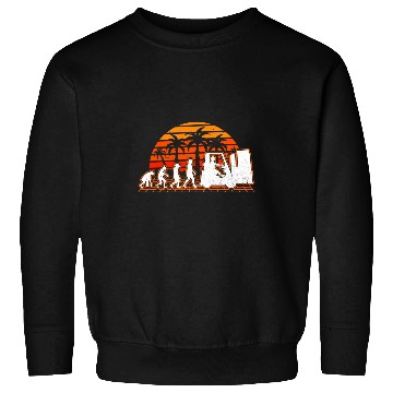 Discover Forklift Driver Evolution Retro Sweatshirts