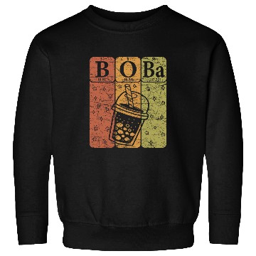 Discover Boba Tea Periodic Table Elements Bubble Tea Lover Nerd 6 Sweatshirts