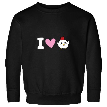 Discover Chickens Love I Love Chickens Sweatshirts