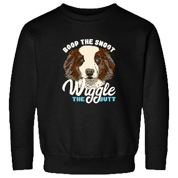 Discover Australian Shepherd Boop The Snoot Butt Wiggle Funny Aussie Sweatshirts