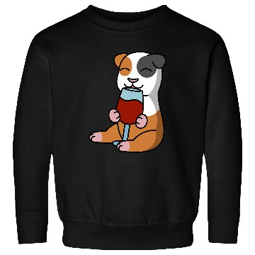 Discover Guinea Pig Drinking Wines Pet Sweatshirts
