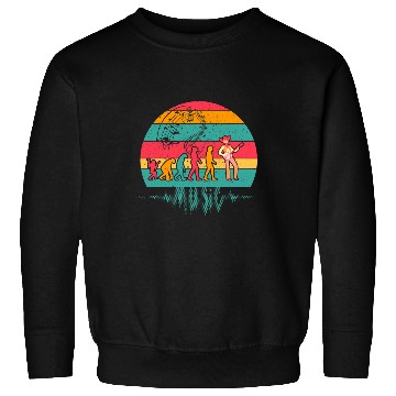 Discover Funny Banjo Vintage Instrumentalist Playing Banjo Evolution Musical Sweatshirts