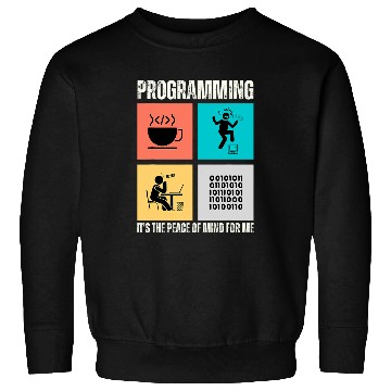 Discover funny Computer Science enthusiast Programming Its The Peace Sweatshirts
