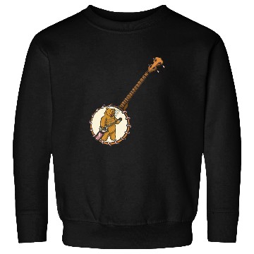 Discover Funny Banjo Music Bluebird Kentucky Mandolin Asheville 10 Sweatshirts