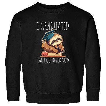 Discover Graduation Sloth Uni Master Bachelor School Morning Group Sweatshirts