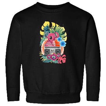 Discover Funny Bear Cute flower koala Boommbox cute koala Cute Bears Sweatshirts