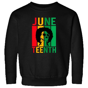 Discover Black Queen Proud African American History for Juneteenth Sweatshirts