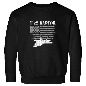 Discover F22 Raptor American Flag Pilot 1 Sweatshirts