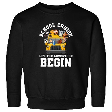 Discover Yellow School Bus Special Student Delivery Services Sweatshirts
