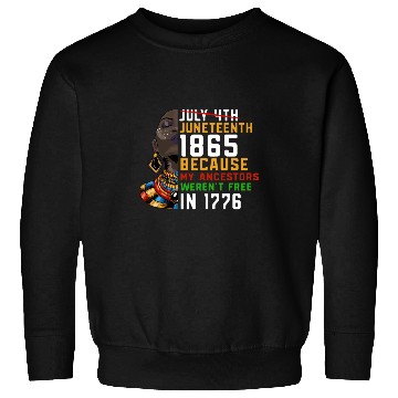 Discover Black Queen African Americans Juneteenth 1 Sweatshirts