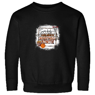 Discover Funny Basketball Leopard Somebodys Loud Mouth Basketball Auntie Bleached Sweatshirts