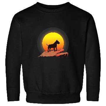 Discover Bull Terrier Pet Sunrise Sweatshirts