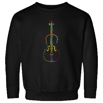 Discover Funny Violin Retro Orchestra Violin Art Sweatshirts