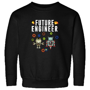 Discover future engineer costume robot robotics adults 2kids 2 Sweatshirts