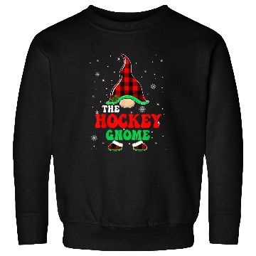 Discover Sport Hockey Matching Family buffalo plaids The Hockey Gnome Christmas Sweatshirts
