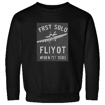 Discover New Pilots First Solo Flight Sweatshirts