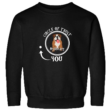 Discover English Bulldog Pet Trust Circle Sweatshirts