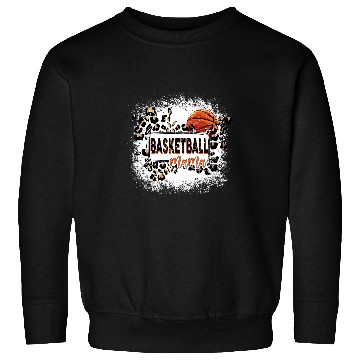 Discover Funny Basketball Mama leopard bleached basketball game day Sweatshirts