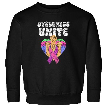 Discover Dyslexics Unite Awareness Speech Therapy Dyslexic Dyslexia 1 Sweatshirts