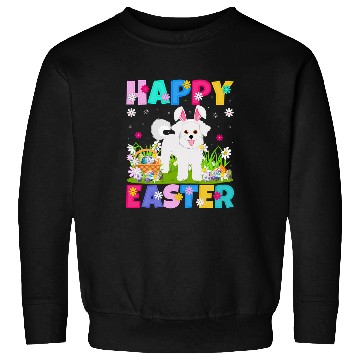 Discover Bichon Pet Frise Happy Easter Bunny Bichon Frise Dog Easter Sunday Sweatshirts