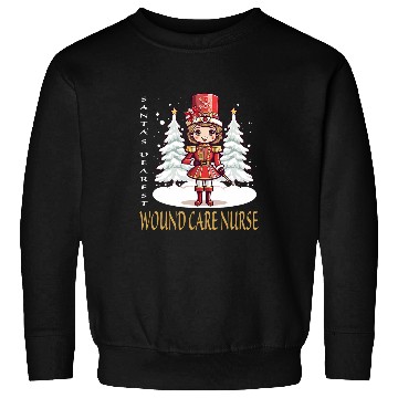 Discover Wound Care nurses Christmas Classic Female Nutcracker Sweatshirts