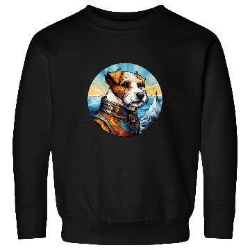 Discover Jack Russell Pet Viking Funny Dog Medieval 3 Sweatshirts