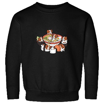 Discover Papillon Pet Ramen Sushi Papillon Sweatshirts