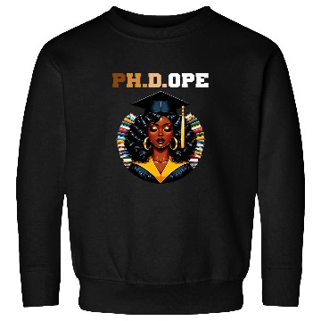 Discover PHDOPE PhD Doctorate Student Graduation Black Queen 2024 Sweatshirts