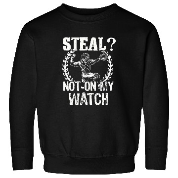 Discover Sport Baseball Backstop Funny Baseball Catcher Sweatshirts