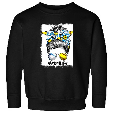 Discover Sport Rugby Messy Bun Mothers Day Mom Life Rugby Sport Lover Sweatshirts